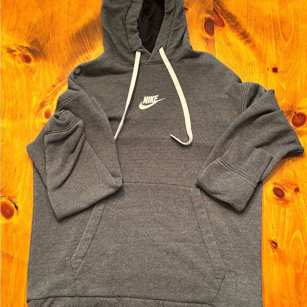 Nike Gray Sweatshirt Hoodie Classic Design Men’s M